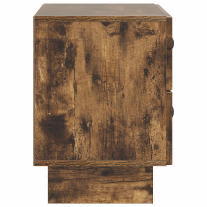 vidaXL Bedside Cabinet Smoked Oak 62 x 34.5 x 47.5 cm Engineered Wood 6