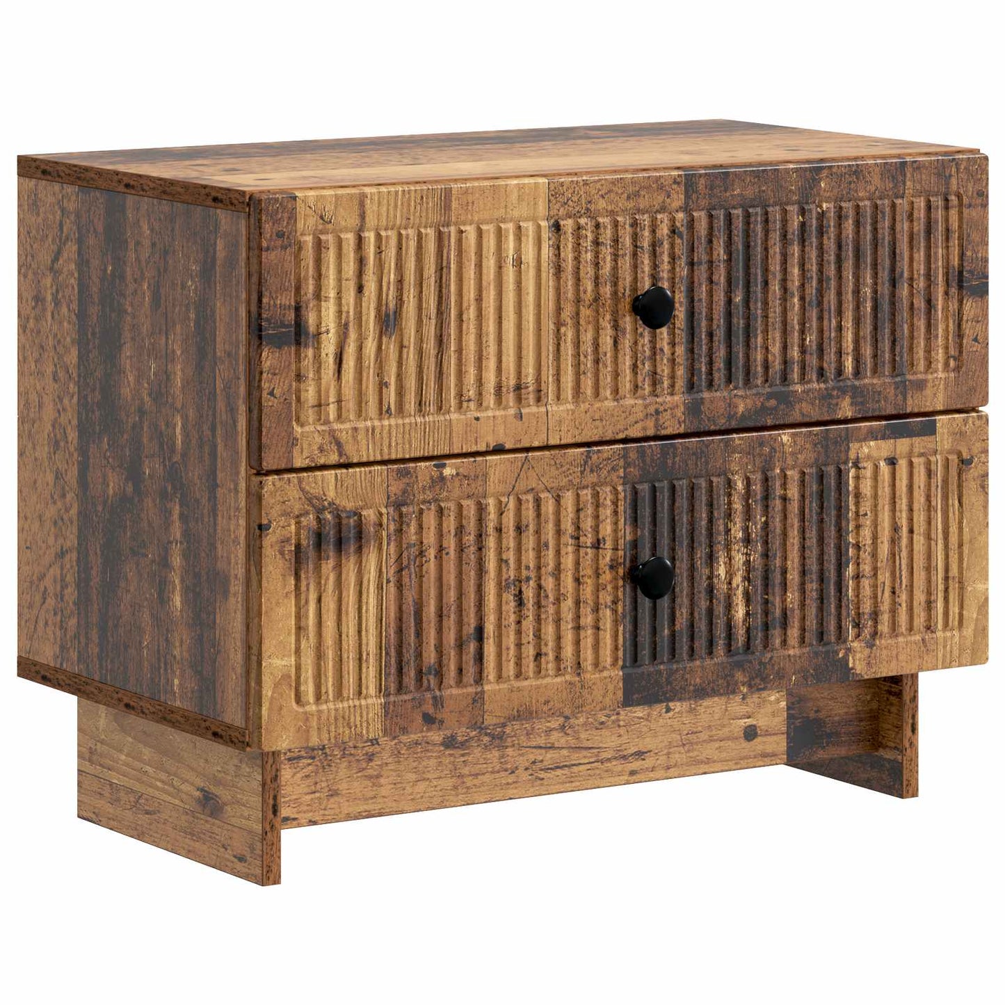 vidaXL Bedside Cabinet Old Wood 62 x 34.5 x 47.5 cm Engineered Wood 2