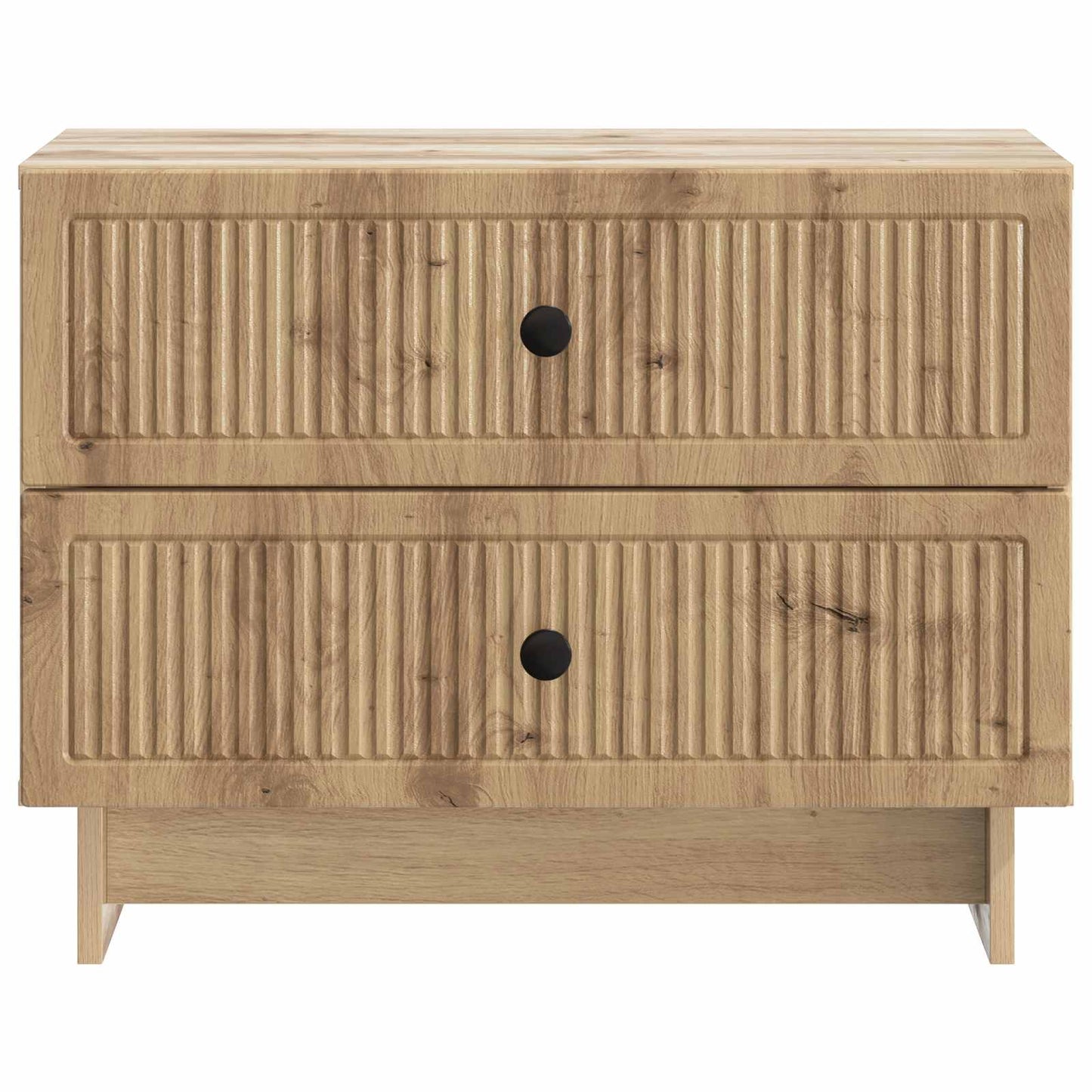 vidaXL Bedside Cabinet Artisan Oak 62 x 34.5 x 47.5 cm Engineered Wood 5