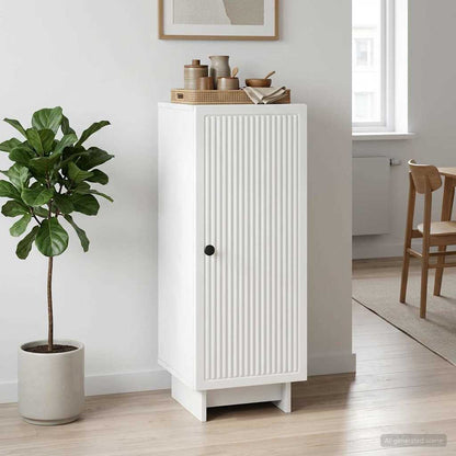 vidaXL Sideboard White 33 x 34.5 x 90 cm Engineered Wood 4