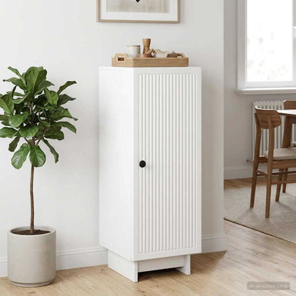 vidaXL Sideboard High Gloss White 33 x 34.5 x 90 cm Engineered Wood 4
