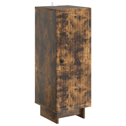 vidaXL Sideboard Smoked Oak 33 x 34.5 x 90 cm Engineered Wood 2