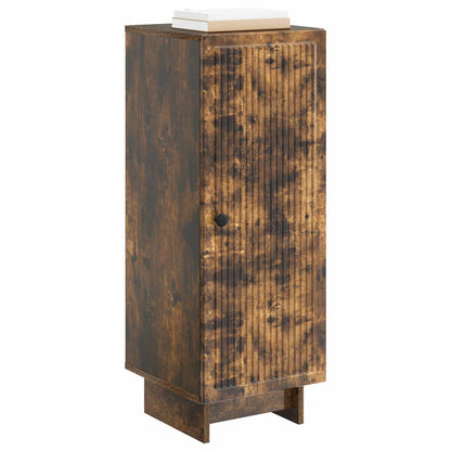 vidaXL Sideboard Smoked Oak 33 x 34.5 x 90 cm Engineered Wood 3