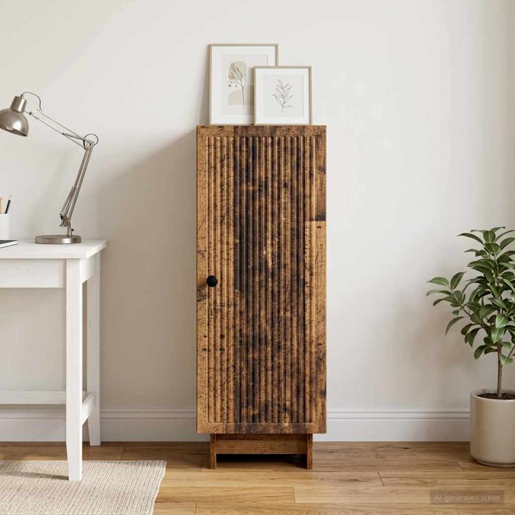 vidaXL Sideboard Old Wood 33 x 34.5 x 90 cm Engineered Wood 1