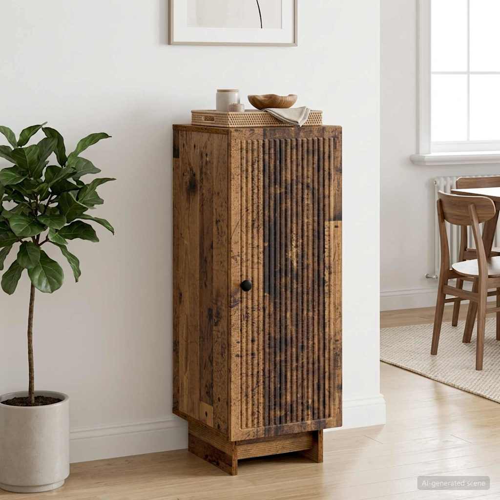 vidaXL Sideboard Old Wood 33 x 34.5 x 90 cm Engineered Wood 4