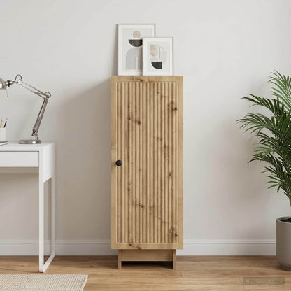 vidaXL Sideboard Artisan Oak 33 x 34.5 x 90 cm Engineered Wood 4