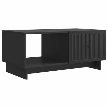 vidaXL Coffee Table Black 90 x 50 x 40 cm Engineered Wood 2