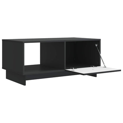 vidaXL Coffee Table Black 90 x 50 x 40 cm Engineered Wood 4