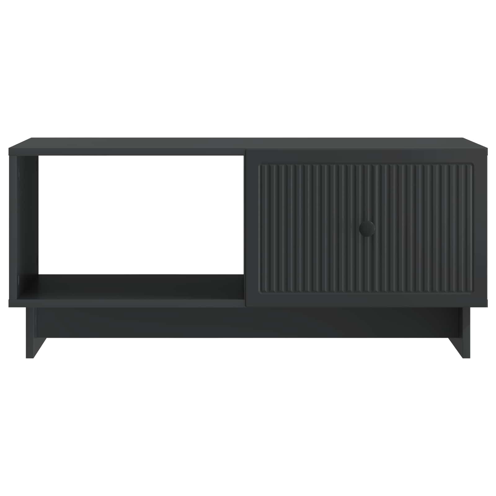vidaXL Coffee Table Black 90 x 50 x 40 cm Engineered Wood 5