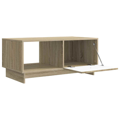 vidaXL Coffee Table Sonoma Oak 90 x 50 x 40 cm Engineered Wood 4