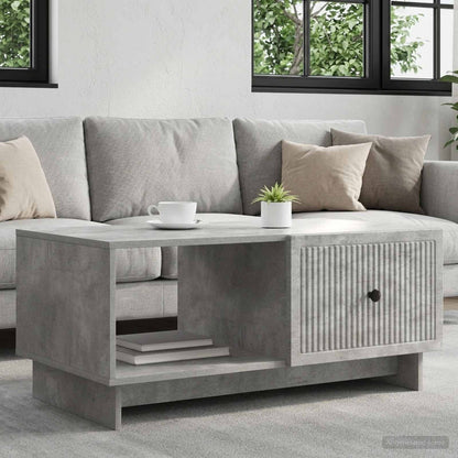vidaXL Coffee Table Concrete Grey 90 x 50 x 40 cm Engineered Wood 1