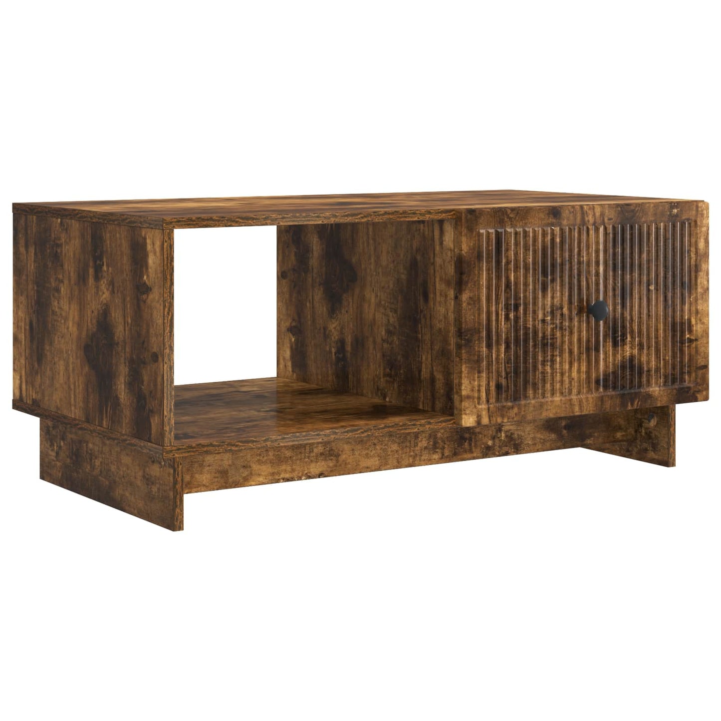 vidaXL Coffee Table Smoked Oak 90 x 50 x 40 cm Engineered Wood 2