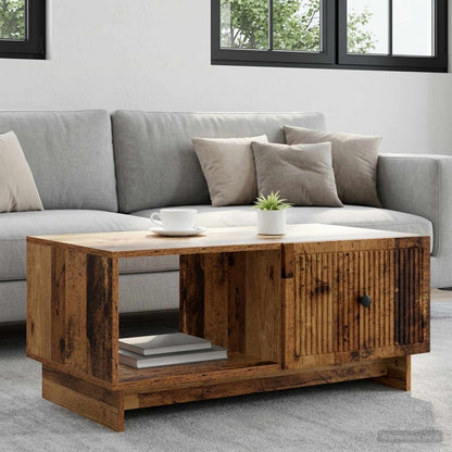 vidaXL Coffee Table Old Wood 90 x 50 x 40 cm Engineered Wood 1
