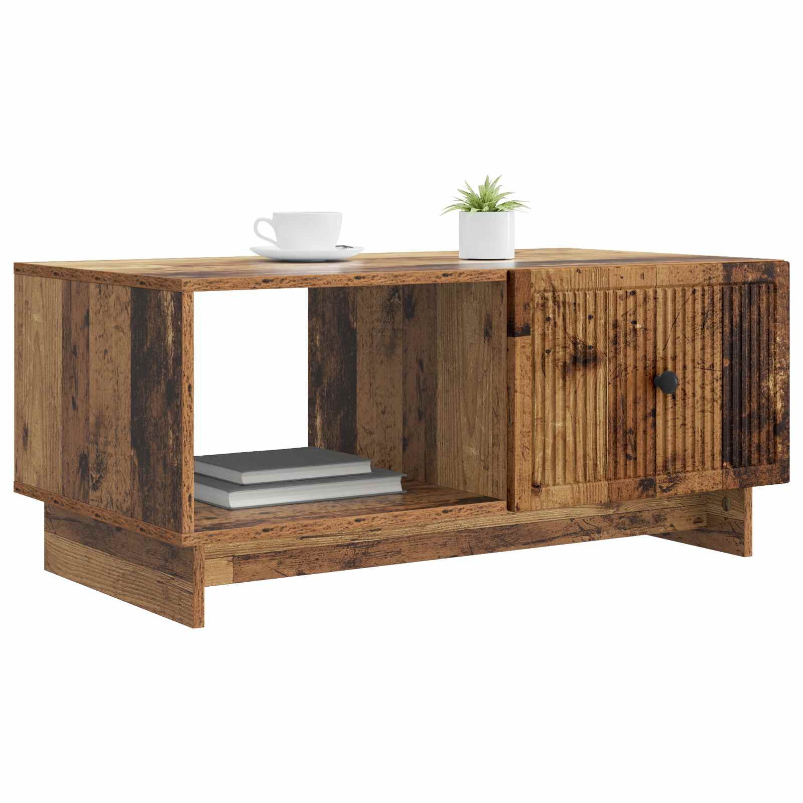 vidaXL Coffee Table Old Wood 90 x 50 x 40 cm Engineered Wood 3