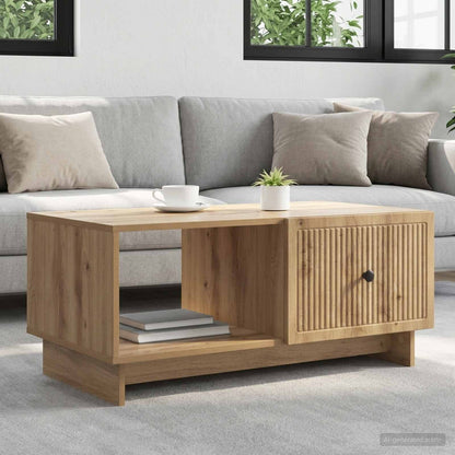 vidaXL Coffee Table Artisan Oak 90 x 50 x 40 cm Engineered Wood 1