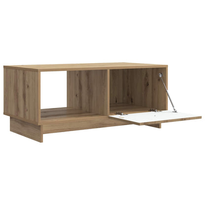 vidaXL Coffee Table Artisan Oak 90 x 50 x 40 cm Engineered Wood 4