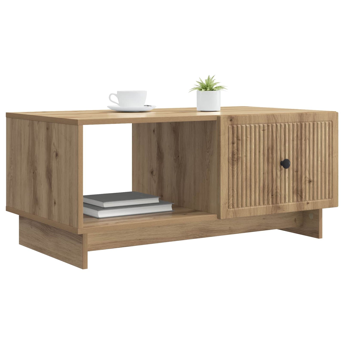 vidaXL Coffee Table Artisan Oak 90 x 50 x 40 cm Engineered Wood 3