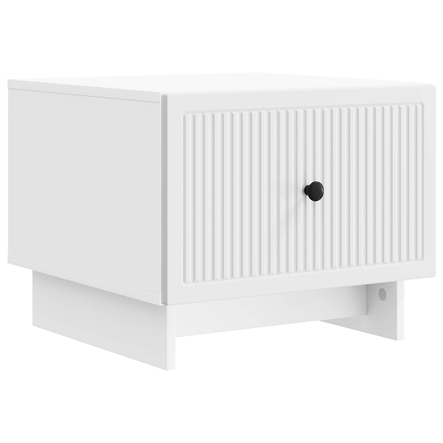vidaXL Coffee Table with Drawer White 49 x 50 x 40 cm Engineered Wood 2