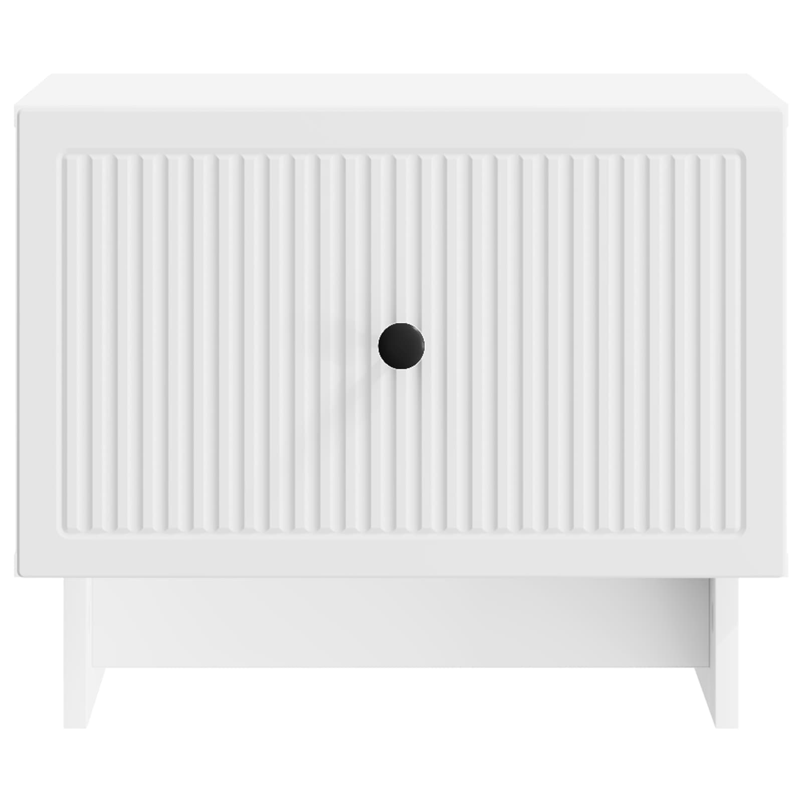 vidaXL Coffee Table with Drawer White 49 x 50 x 40 cm Engineered Wood 5