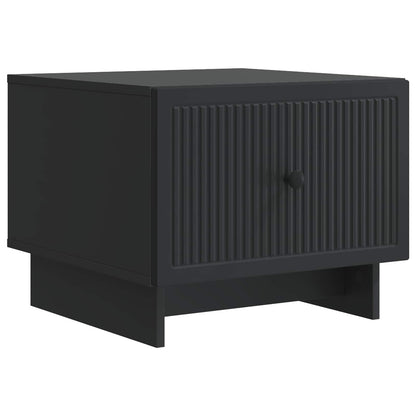 vidaXL Coffee Table Black 49 x 50 x 40 cm Engineered Wood 2