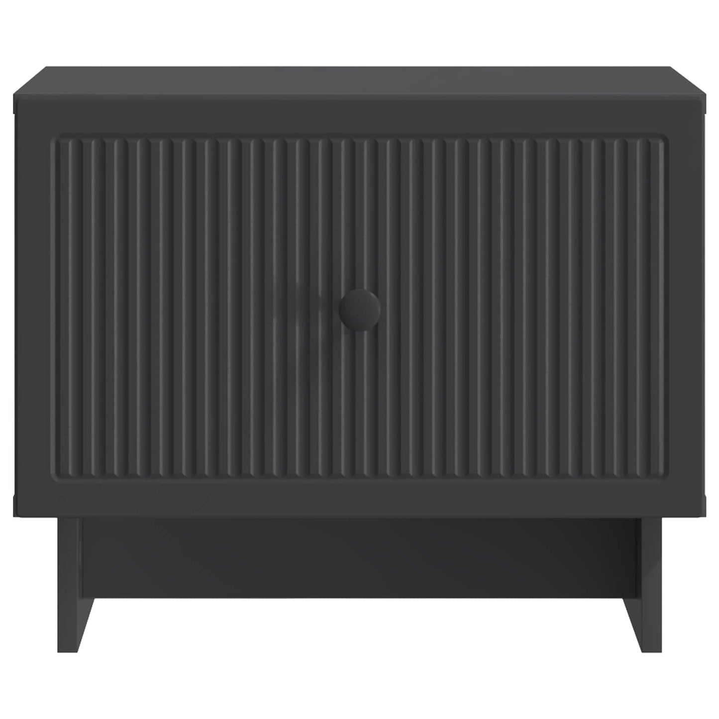 vidaXL Coffee Table Black 49 x 50 x 40 cm Engineered Wood 5