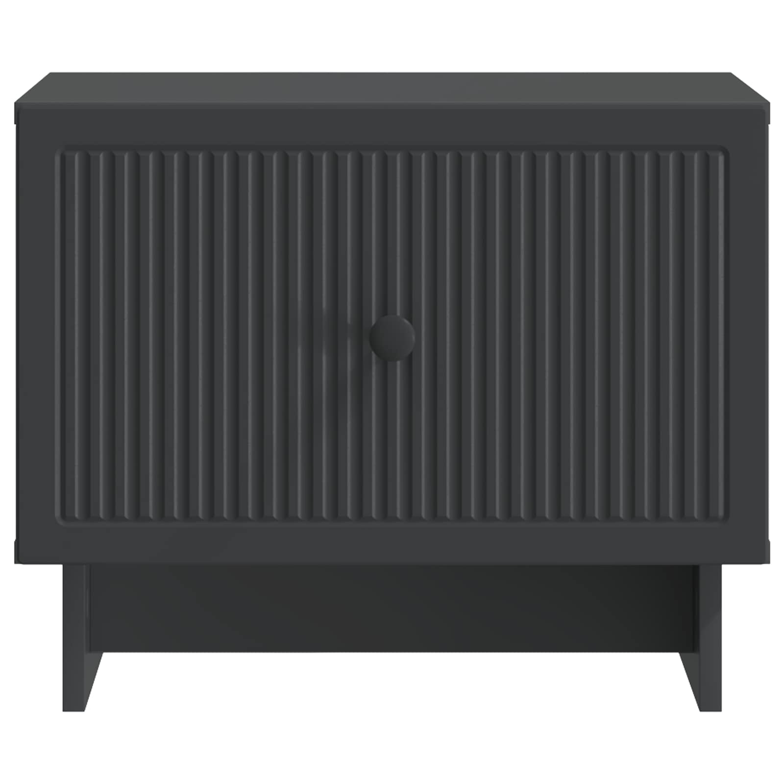 vidaXL Coffee Table Black 49 x 50 x 40 cm Engineered Wood 5