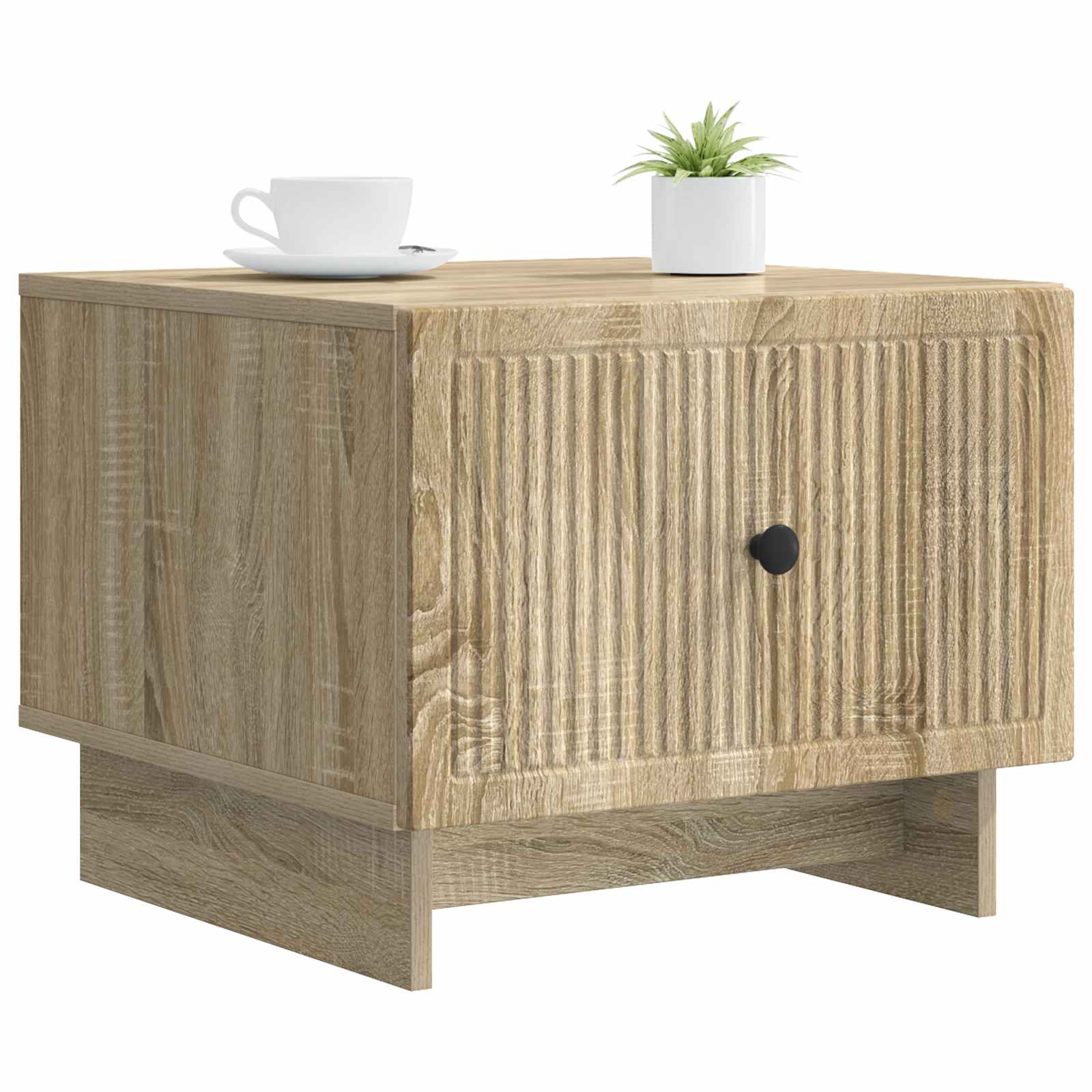 vidaXL Coffee Table Sonoma Oak 49 x 50 x 40 cm Engineered Wood 3