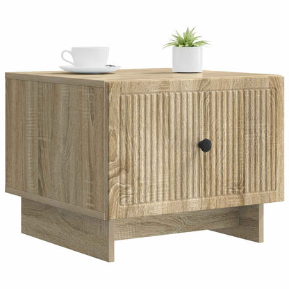vidaXL Coffee Table Sonoma Oak 49 x 50 x 40 cm Engineered Wood 3