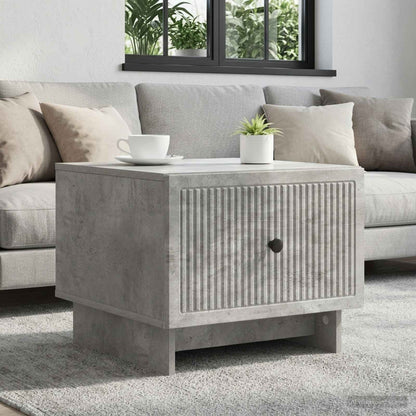 vidaXL Coffee Table Concrete Grey 49 x 50 x 40 cm Engineered Wood 1