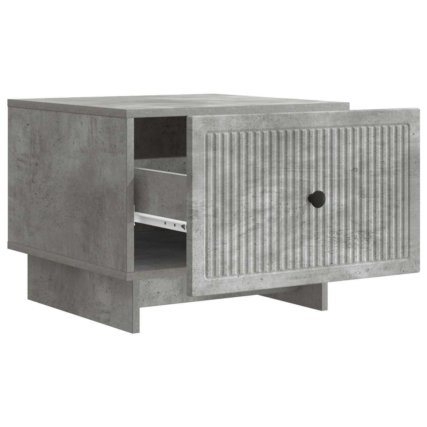 vidaXL Coffee Table Concrete Grey 49 x 50 x 40 cm Engineered Wood 4