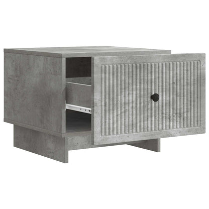 vidaXL Coffee Table Concrete Grey 49 x 50 x 40 cm Engineered Wood 4