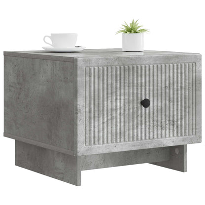 vidaXL Coffee Table Concrete Grey 49 x 50 x 40 cm Engineered Wood 3