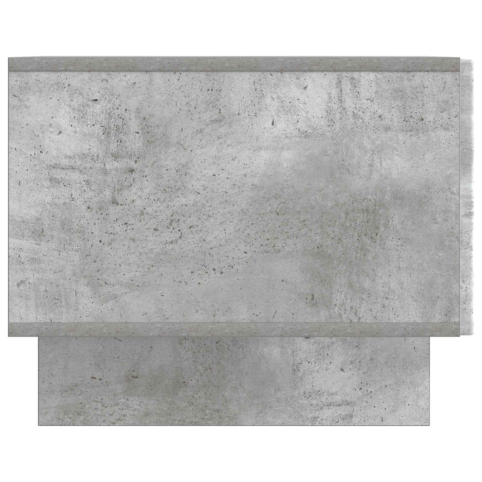 vidaXL Coffee Table Concrete Grey 49 x 50 x 40 cm Engineered Wood 6