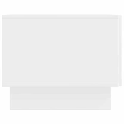 vidaXL Coffee Table High Gloss White 49 x 50 x 40 cm Engineered Wood 6