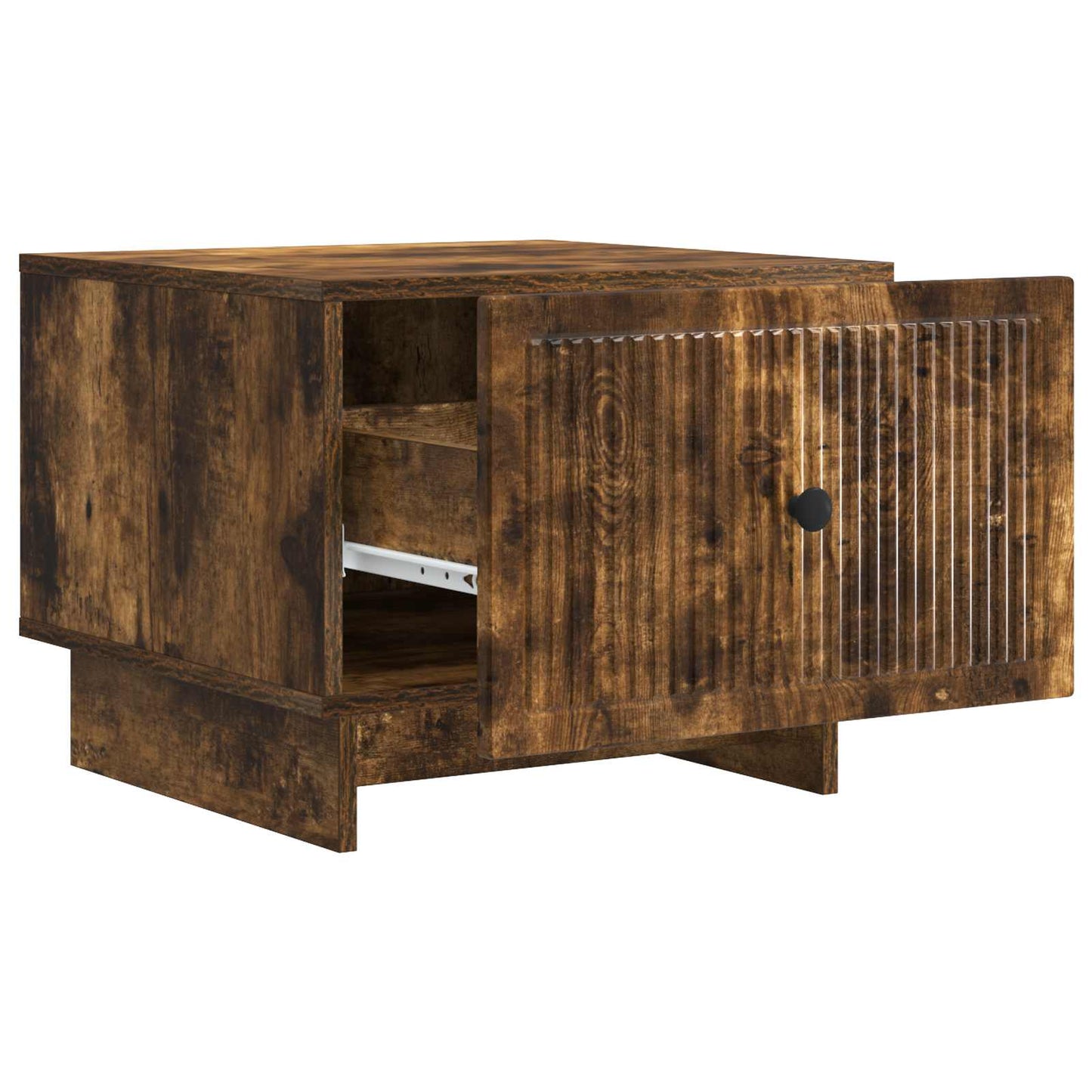 vidaXL Coffee Table Smoked Oak 49 x 50 x 40 cm Engineered Wood 4