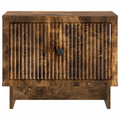 vidaXL Coffee Table Smoked Oak 49 x 50 x 40 cm Engineered Wood 5