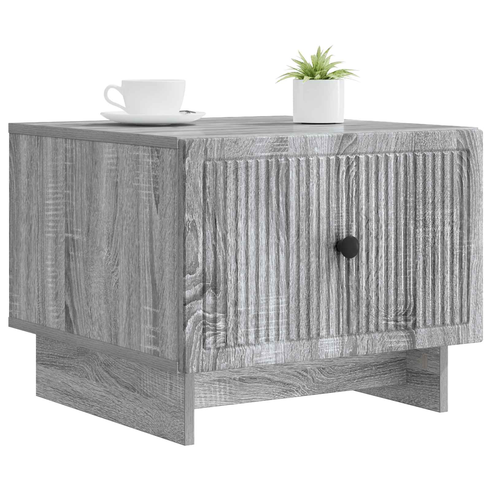 vidaXL Coffee Table Grey Sonoma 49 x 50 x 40 cm Engineered Wood 3