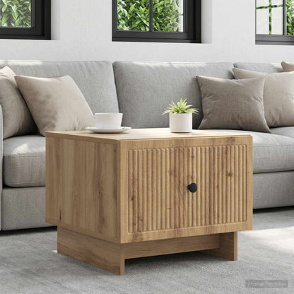 vidaXL Coffee Table Artisan Oak 49 x 50 x 40 cm Engineered Wood 1
