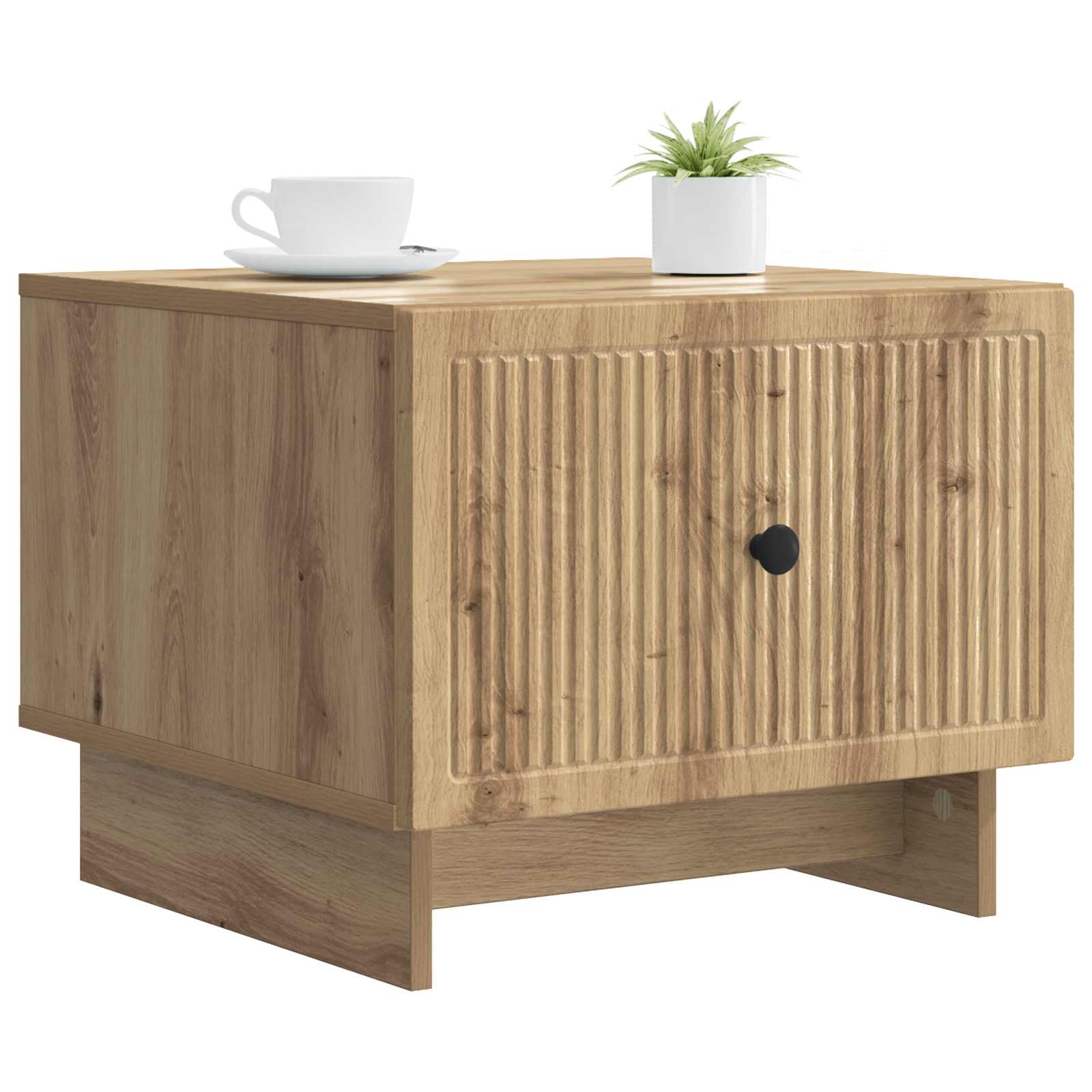vidaXL Coffee Table Artisan Oak 49 x 50 x 40 cm Engineered Wood 3