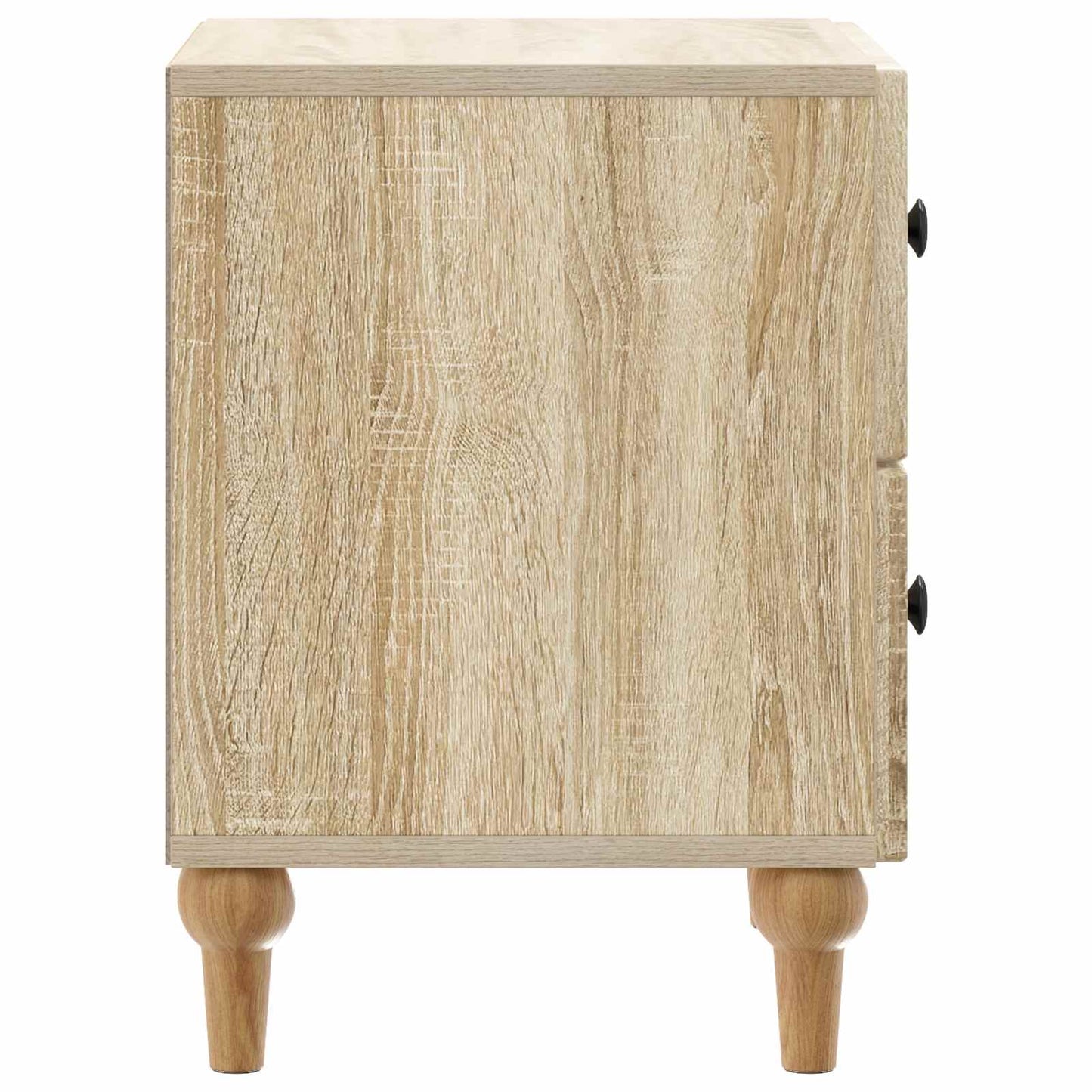 vidaXL Bedside Cabinet Sonoma Oak 43 x 34.5 x 48 cm Engineered Wood 6