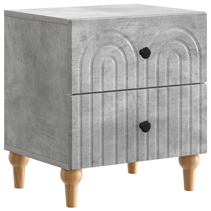 vidaXL Bedside Cabinet Concrete Grey 43 x 34.5 x 48 cm Engineered Wood 2