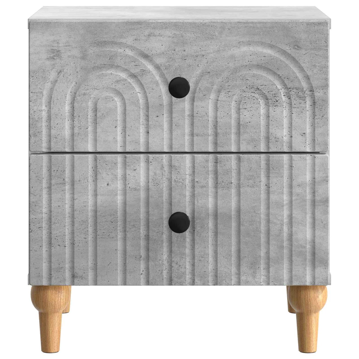 vidaXL Bedside Cabinet Concrete Grey 43 x 34.5 x 48 cm Engineered Wood 5