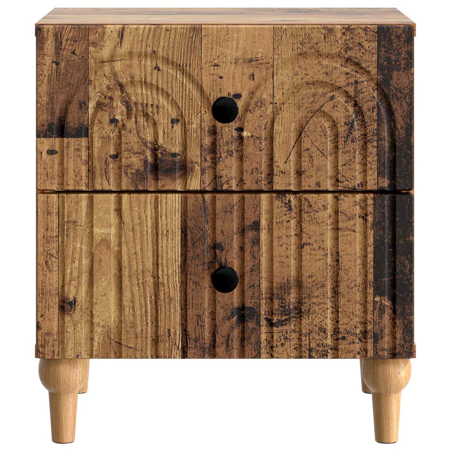 vidaXL Bedside Cabinet Old Wood 43 x 34.5 x 48 cm Engineered Wood 5