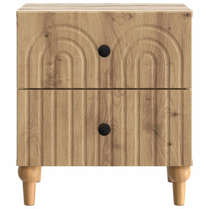 vidaXL Bedside Cabinet Artisan Oak 43 x 34.5 x 48 cm Engineered Wood 5