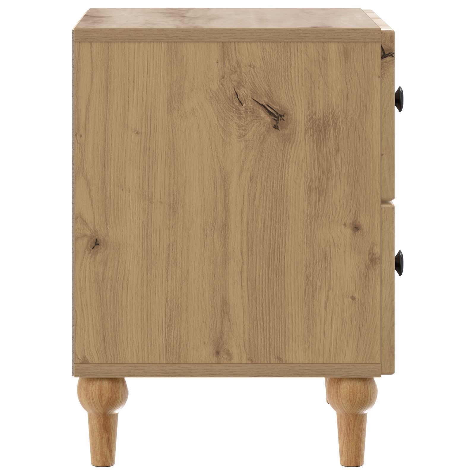 vidaXL Bedside Cabinet Artisan Oak 43 x 34.5 x 48 cm Engineered Wood 6