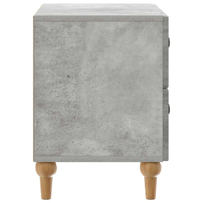 vidaXL Bedside Cabinet Concrete Grey 62 x 34.5 x 48 cm Engineered Wood 6