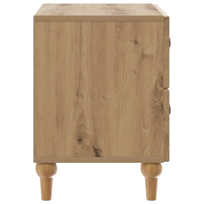 vidaXL Bedside Cabinet Artisan Oak 62 x 34.5 x 48 cm Engineered Wood 6