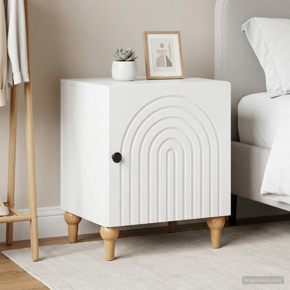 vidaXL Bedside Cabinet 43 x 34.5 x 50 cm Engineered Wood