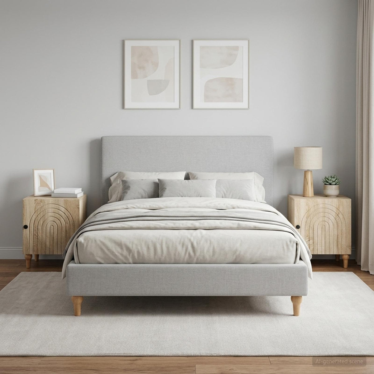 vidaXL Bedside Cabinet 43 x 34.5 x 50 cm Engineered Wood
