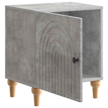 vidaXL Bedside Cabinet Concrete Grey 43 x 34.5 x 50 cm Engineered Wood 4